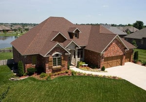 Completed Roofing Project in Rustic Hickory Shingle Color