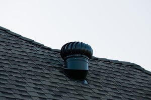 Air ventilation on top of a roof.