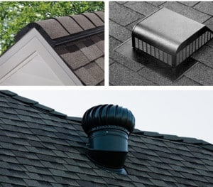 ​Proper Attic Ventilation Fixtures on Asphalt Shingle Roof