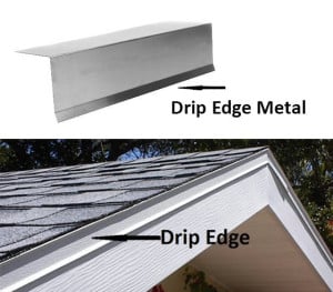 Drip Edge Metal by Roofing Company