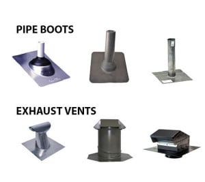 Pipe Boots & Exhaust Vents by Harvey Roofing TX