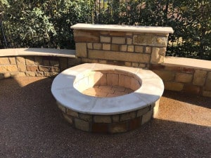 Custom Fire Pit and Patio Addition