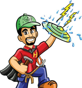 Storm Defender Mascot - Harvey Roofing & Construction