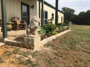 Rock Landscape Retaining Border
