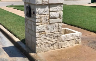 Custom Stone Masonry Mailbox