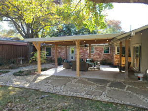 Patio Awning with Metal Roof