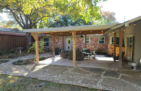 Patio Awning with Metal Roof