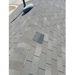 Wind Damaged Shingle Roof Repair