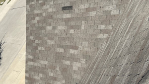 Major Hail Damage to Shingle Roof