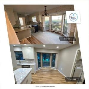 Kitchen Remodel Before and After