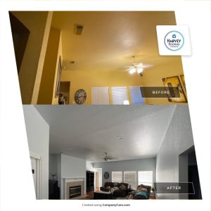 Interior Home Repainting Before and After