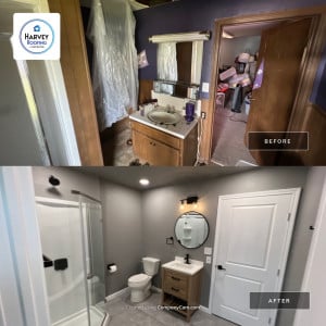 Bathroom Remodel Before and After