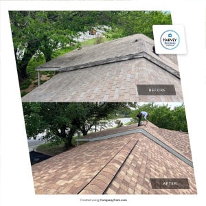 House Roof Replacement Before and After