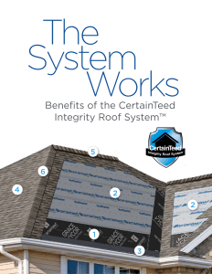 CertainTeed Integrity Roof System Infographic 1