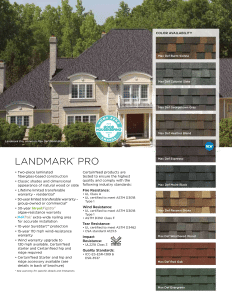CertainTeed Landmark Pro Shingle Colors