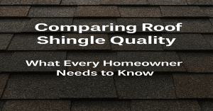 Comparing Roof Shingle Quality - What Every Homeowner Needs to Know