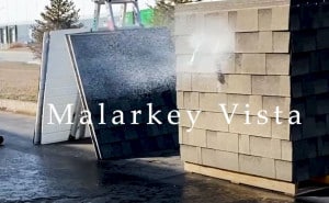 Full Soda Can Shot at Malarkey Vista AR Roof Shingles