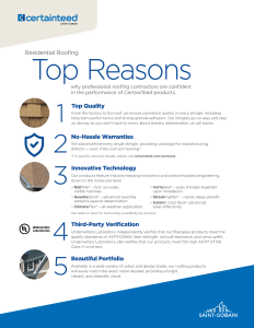 Top Reasons to Choose CertainTeed Products