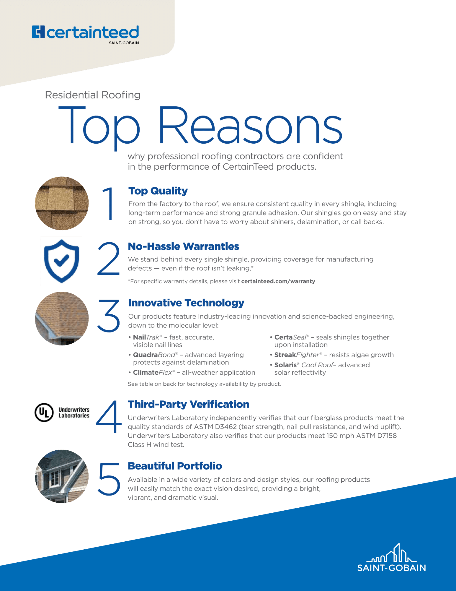 Top Reasons to Choose CertainTeed Products