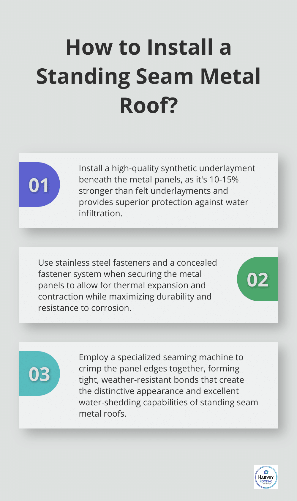 Infographic: How to Install a Standing Seam Metal Roof?